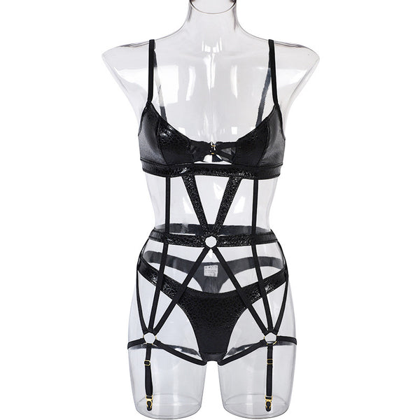 Glamour Sheer Cutout Body Shaper Bodysuit