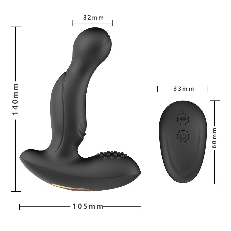 "Wireless Silicone Body Massager with Adjustable Vibration